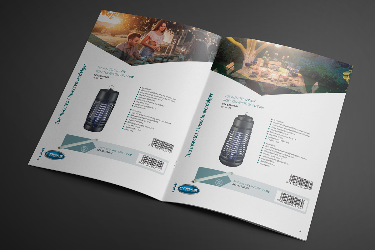 Mise en page de catalogue